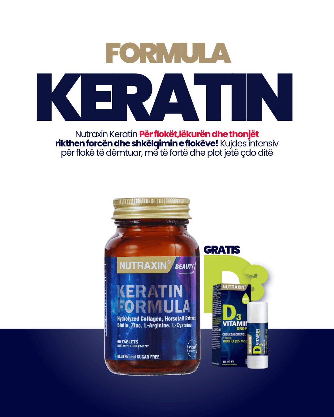 Main Picture of Keratin +D3 Gratis